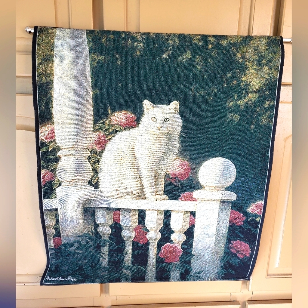 Cat tapestry wall hanging